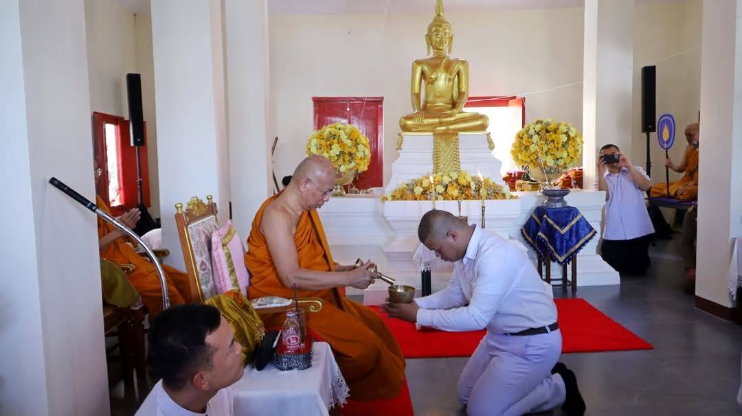 💠พช.มหาสารคามพิธียกฉัตรขึ้นกั้นถวายพระประธานประจำพระวิหาร วัดมหาชัย พระอารามหลวง จ.มหาสารคาม💠