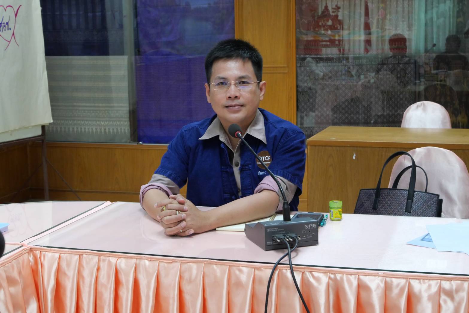 พช.มหาสารคาม  ร่วมประชุมคณะกรรมการเครือข่ายกลุ่มอาชีพและ OTOP จังหวัดมหาสารคาม