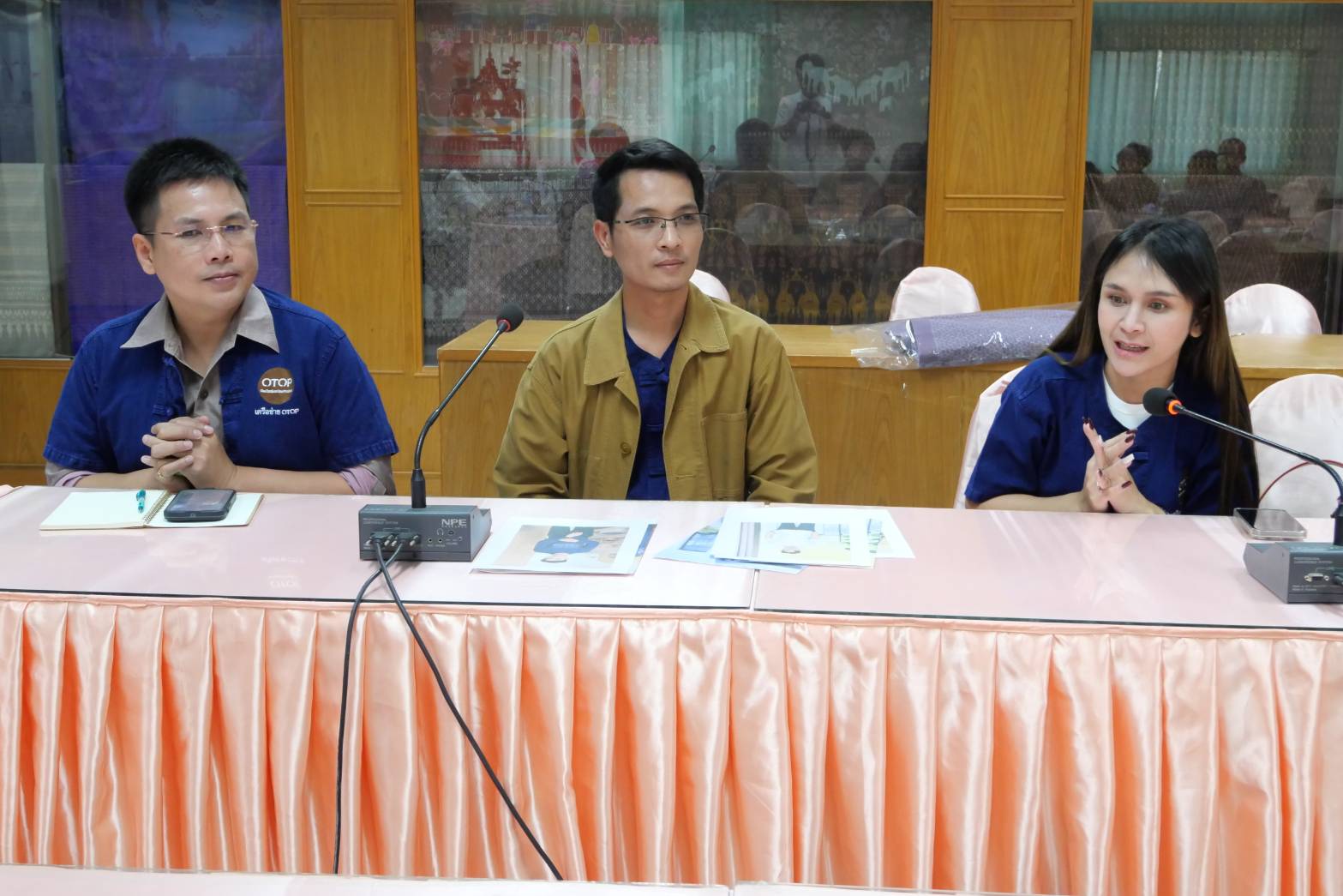 พช.มหาสารคาม  ร่วมประชุมคณะกรรมการเครือข่ายกลุ่มอาชีพและ OTOP จังหวัดมหาสารคาม