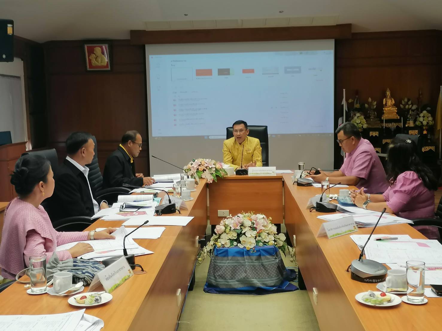 พช.มหาสารคาม ร่วมประชุม ร่วมประชุมคณะกรรมการแบ่งเขตเลือกตั้ง