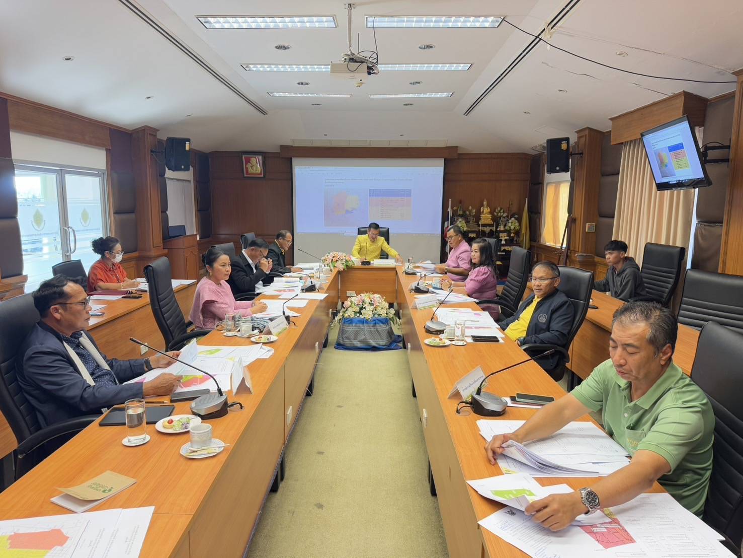 พช.มหาสารคาม ร่วมประชุม ร่วมประชุมคณะกรรมการแบ่งเขตเลือกตั้ง