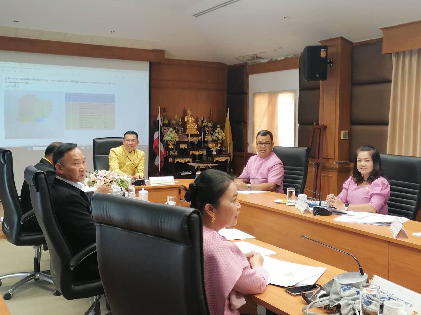 พช.มหาสารคาม ร่วมประชุม ร่วมประชุมคณะกรรมการแบ่งเขตเลือกตั้ง