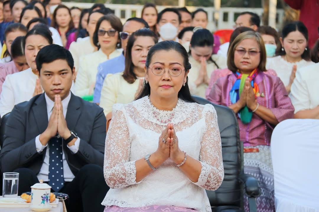 พช.มหาสารคาม ร่วมพิธีบูชามเหศักดิ์หลักเมือง งานประเพณีบุญเบิกฟ้าและงานกาชาดจังหวัดมหาสารคาม ประจำปี 2568