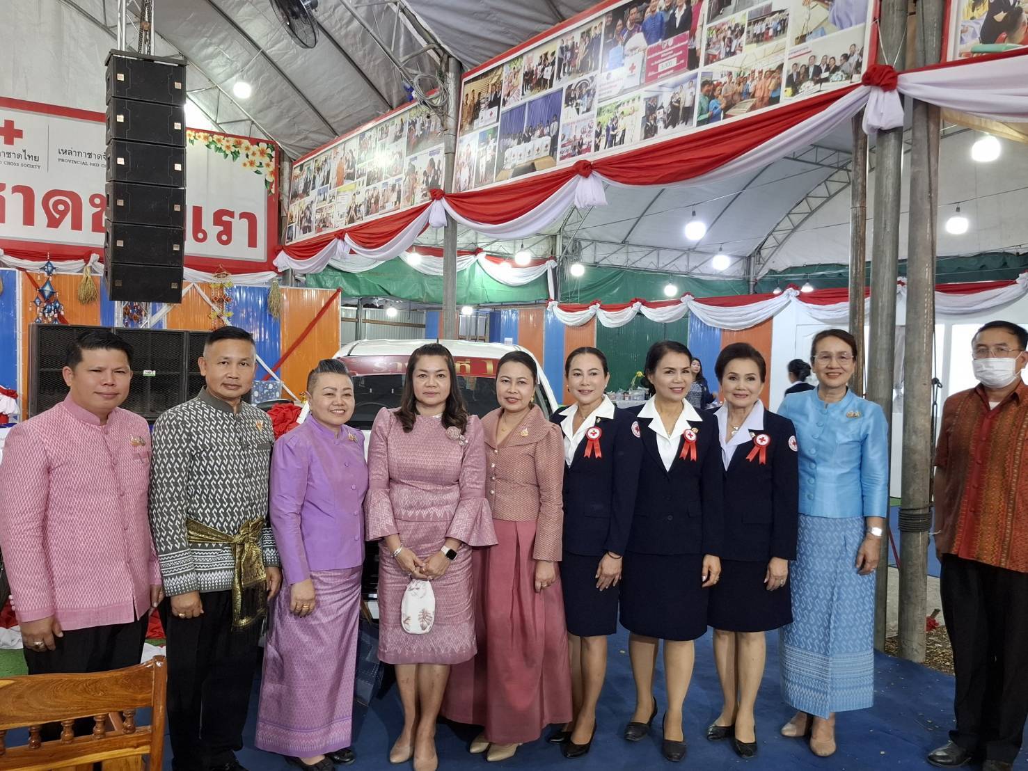 พช.มหาสารคาม ร่วมพิธีเปิดงานประเพณีบุญเบิกฟ้าและงานกาชาดจังหวัดมหาสารคาม ประจำปี 2568