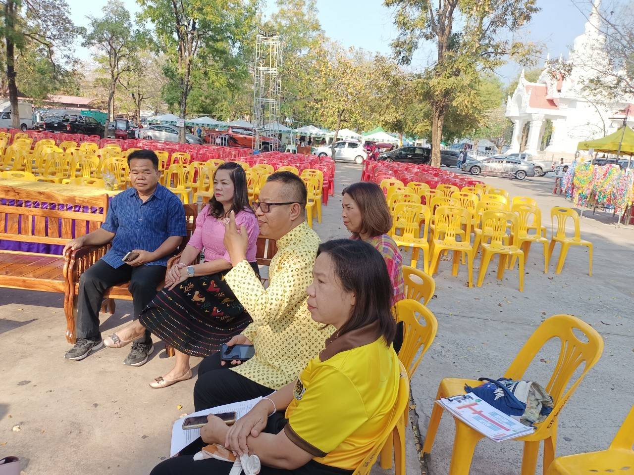 พช.มหาสารคาม ผนึกกำลังเตรียมความพร้อมสถานที่งาน “ราตรีเส้นสายลายผ้า” ในงาน “ประเพณีบุญเบิกฟ้าและงานกาชาดประจำปี 2568💃