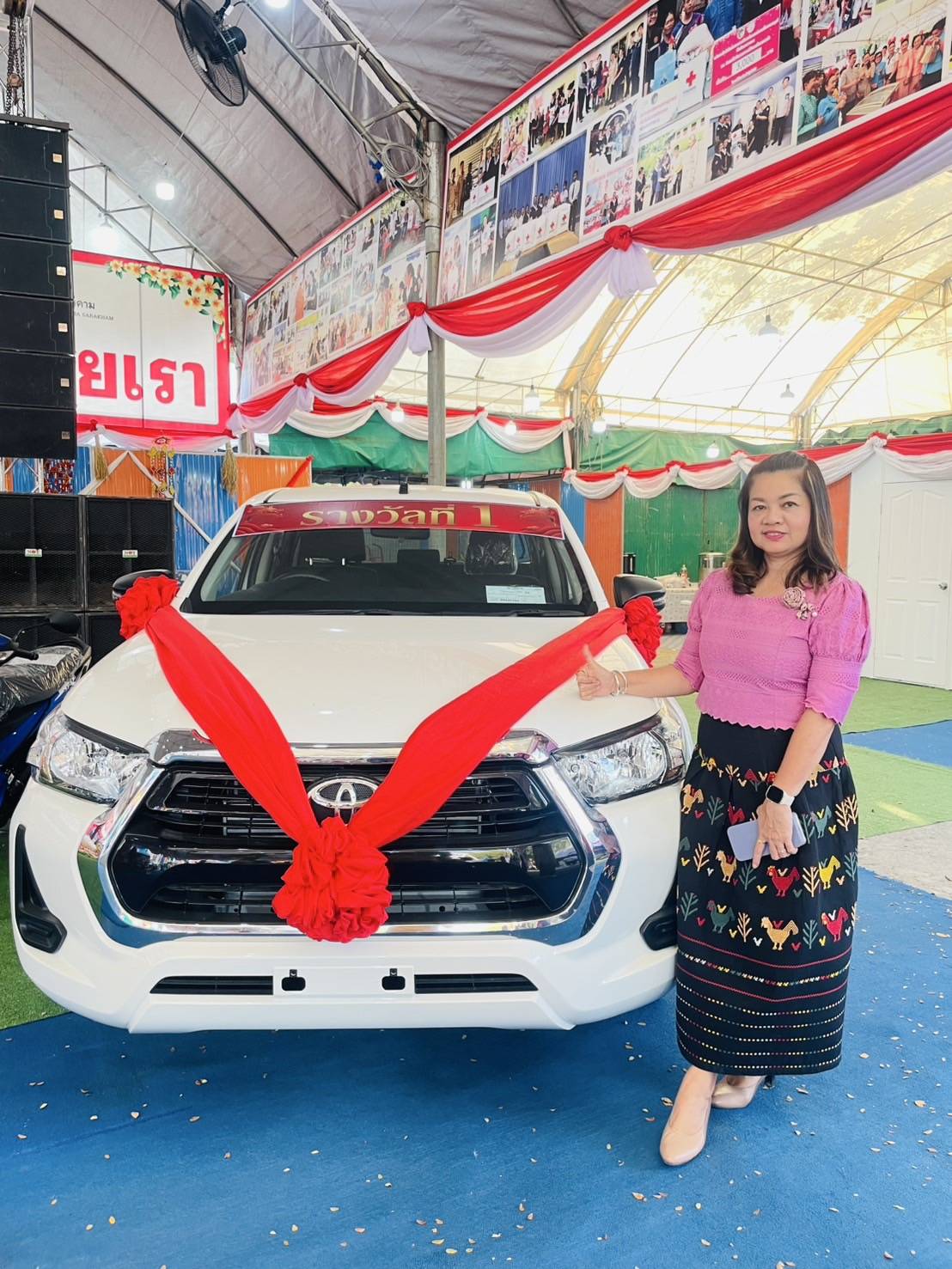 📢พช.มหาสารคาม : ยกขบวนทีมงาน ร่วมกิจกรรมออกร้านกาชาด ประจำปี 2568