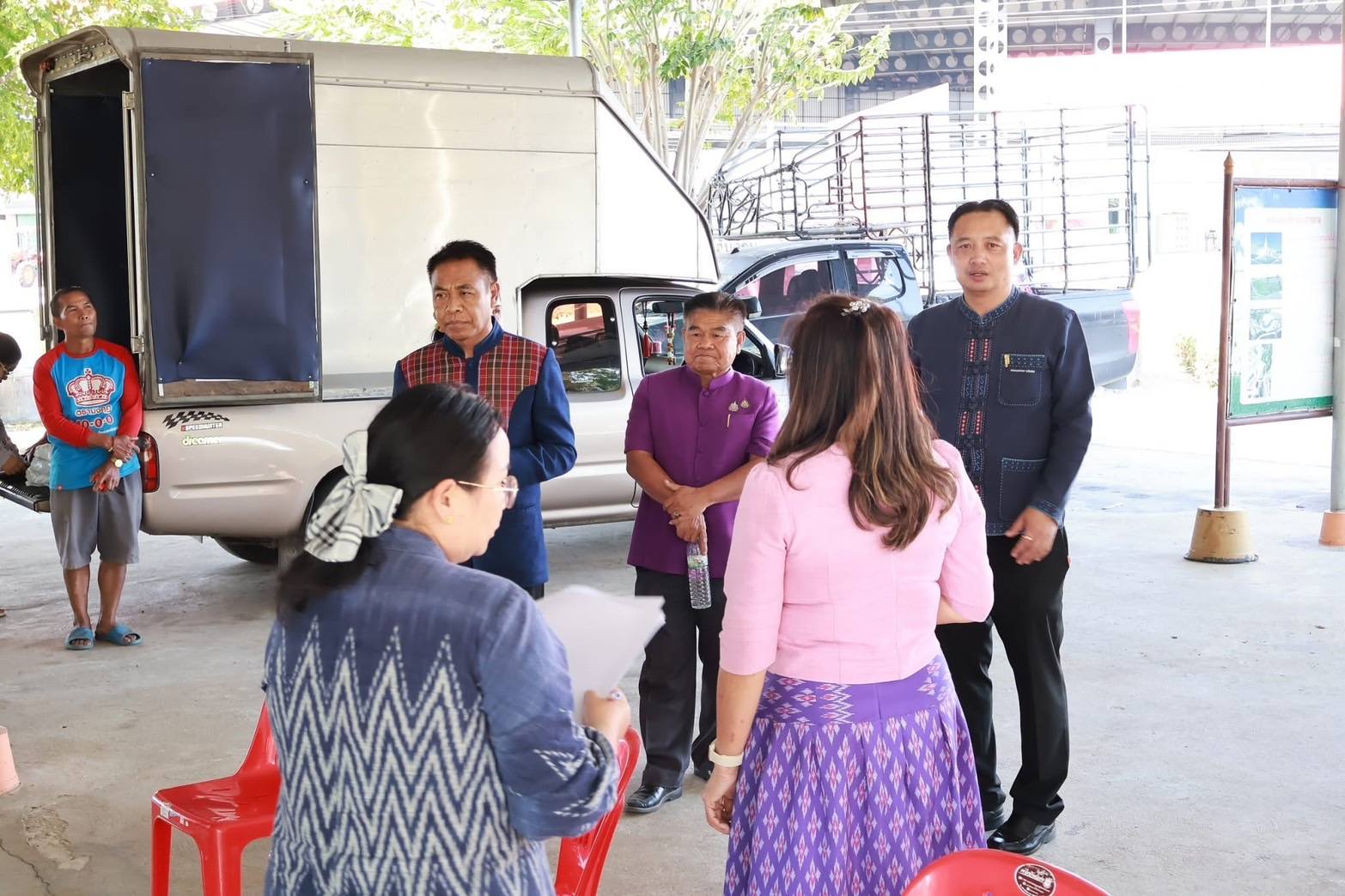 พช.มหาสารคาม : ลงพื้นที่สำรวจความพร้อมสถานที่ต้อนรับ นางสาวธีรรัตน์ สำเร็จวาณิชย์ รัฐมนตรีช่วยว่าการกระทรวงมหาดไทย และคณะ ในโอกาสเดินทางมาปฏิบัติราชการในพื้นที่จังหวัดมหาสารคาม