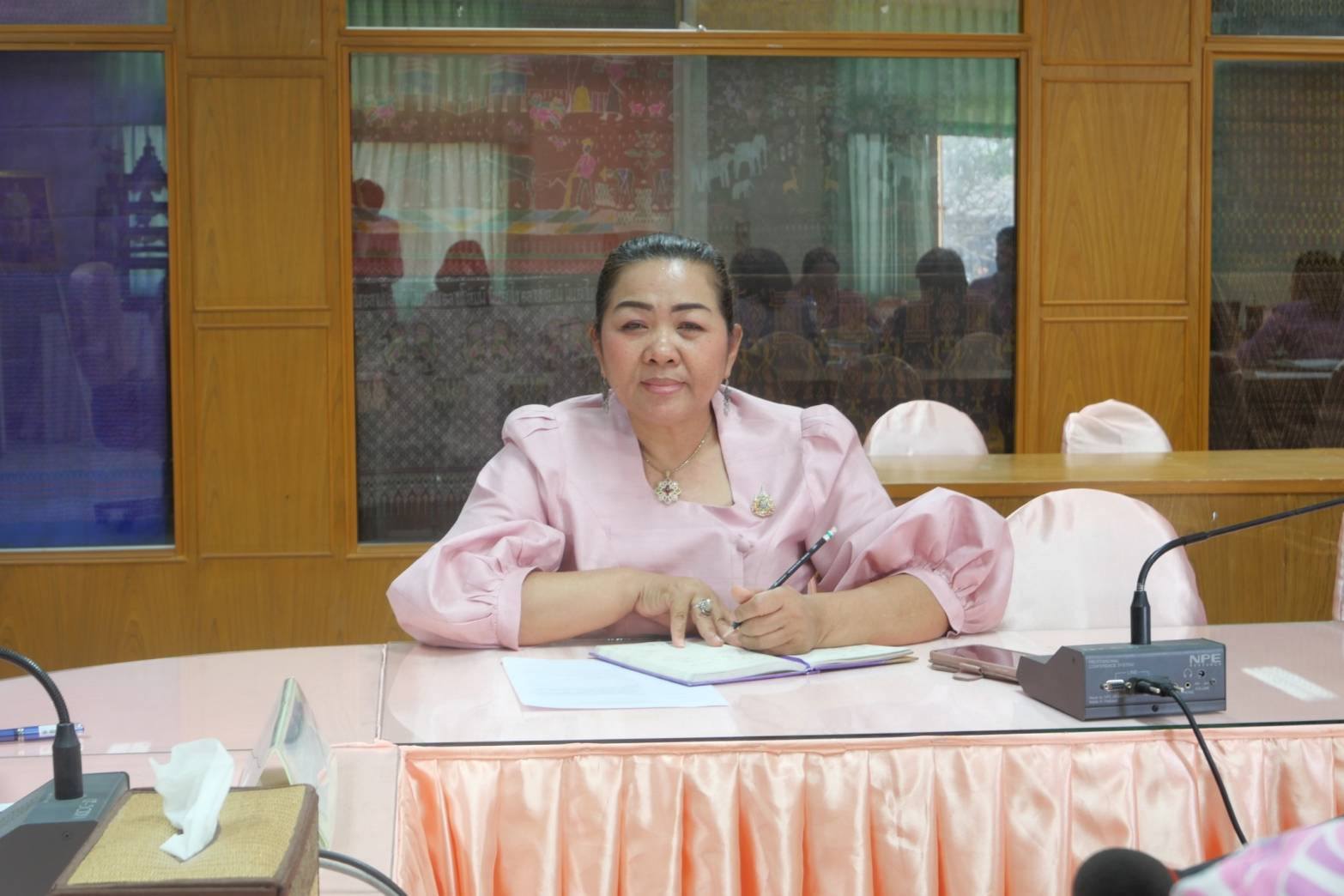 พช.มหาสารคาม : ประชุมการขับเคลื่อนการดำเนินงานตามประเด็นเน้นย้ำของอธิบดีกรมการพัฒนาชุมชน ประจำปี 2568
