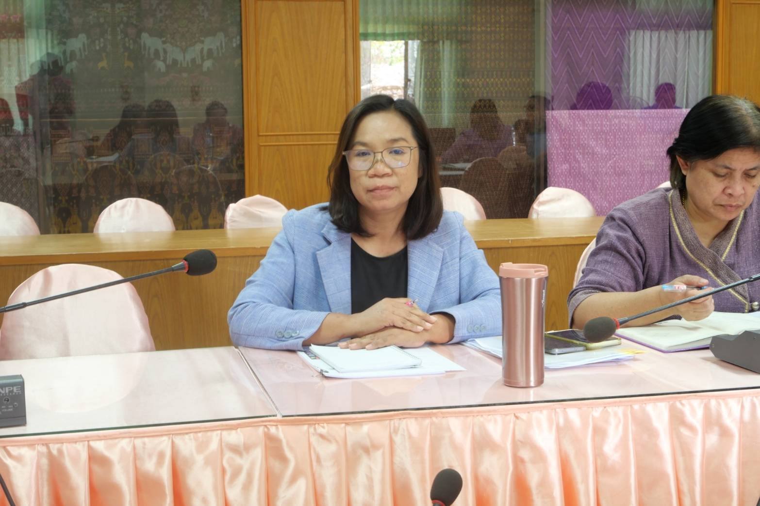 พช.มหาสารคาม : ประชุมการขับเคลื่อนการดำเนินงานตามประเด็นเน้นย้ำของอธิบดีกรมการพัฒนาชุมชน ประจำปี 2568