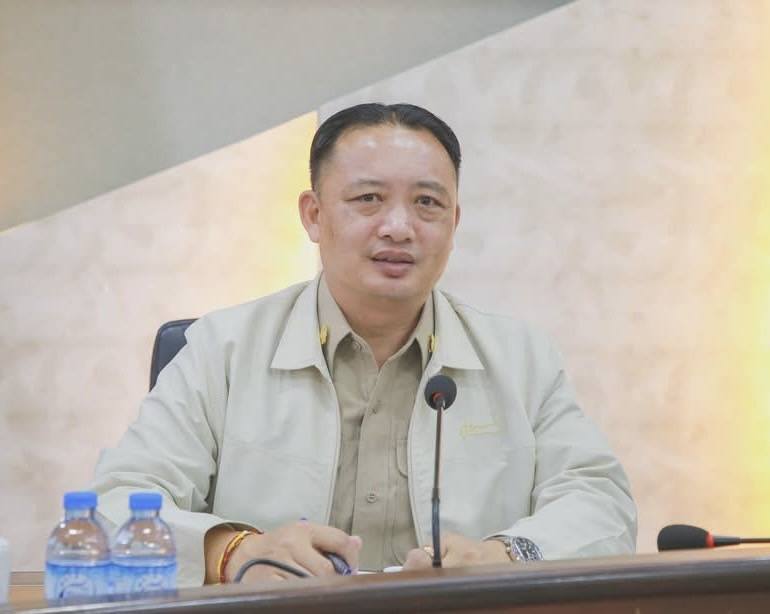 พช. มหาสารคาม : ผู้ตรวจราชการกระทรวงมหาดไทย ลงพื้นที่ ตรวจราชการจังหวัดมหาสารคามและติดตามการดำเนินงานกองทุนพัฒนาบทบาทสตรี และ OTOP อำเภอเชียงยืน