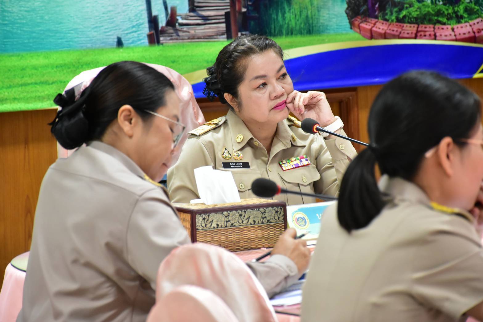 พช.มหาสารคาม : ประชุมขับเคลื่อนงานนโยบายและภารกิจสำคัญเร่งด่วน ประจำเดือนกุมภาพันธ์ 2568