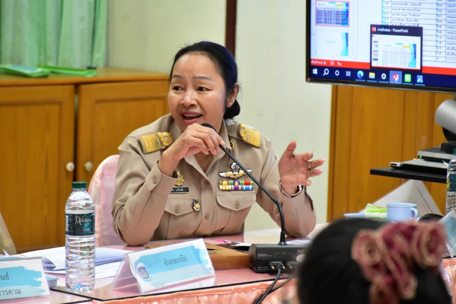 พช.มหาสารคาม : ประชุมนำเสนอผลการตรวจประเมินศูนย์เรียนรู้การพัฒนาคุณภาพชีวิตตามหลักทฤษฎีใหม่ ประยุกต์สู่ “โคก หนอง นา” ระดับจังหวัด ครั้งที่ 1/2568