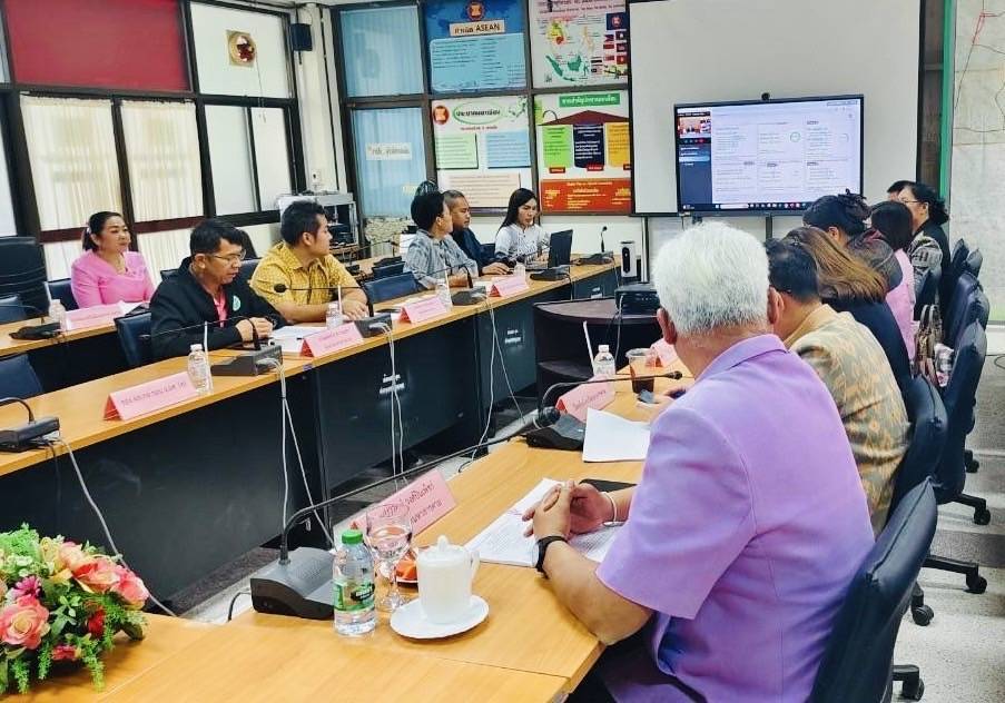 พช. มหาสารคาม : ร่วมประชุมศูนย์ปฏิบัติการติดตามเร่งรัดการบำบัดรักษา ฟื้นฟูสภาพทางสังคม ป้องกัน และปราบปรามยาเสพติด ครั้งที่ 4/2568 ผ่านระบบ VCS