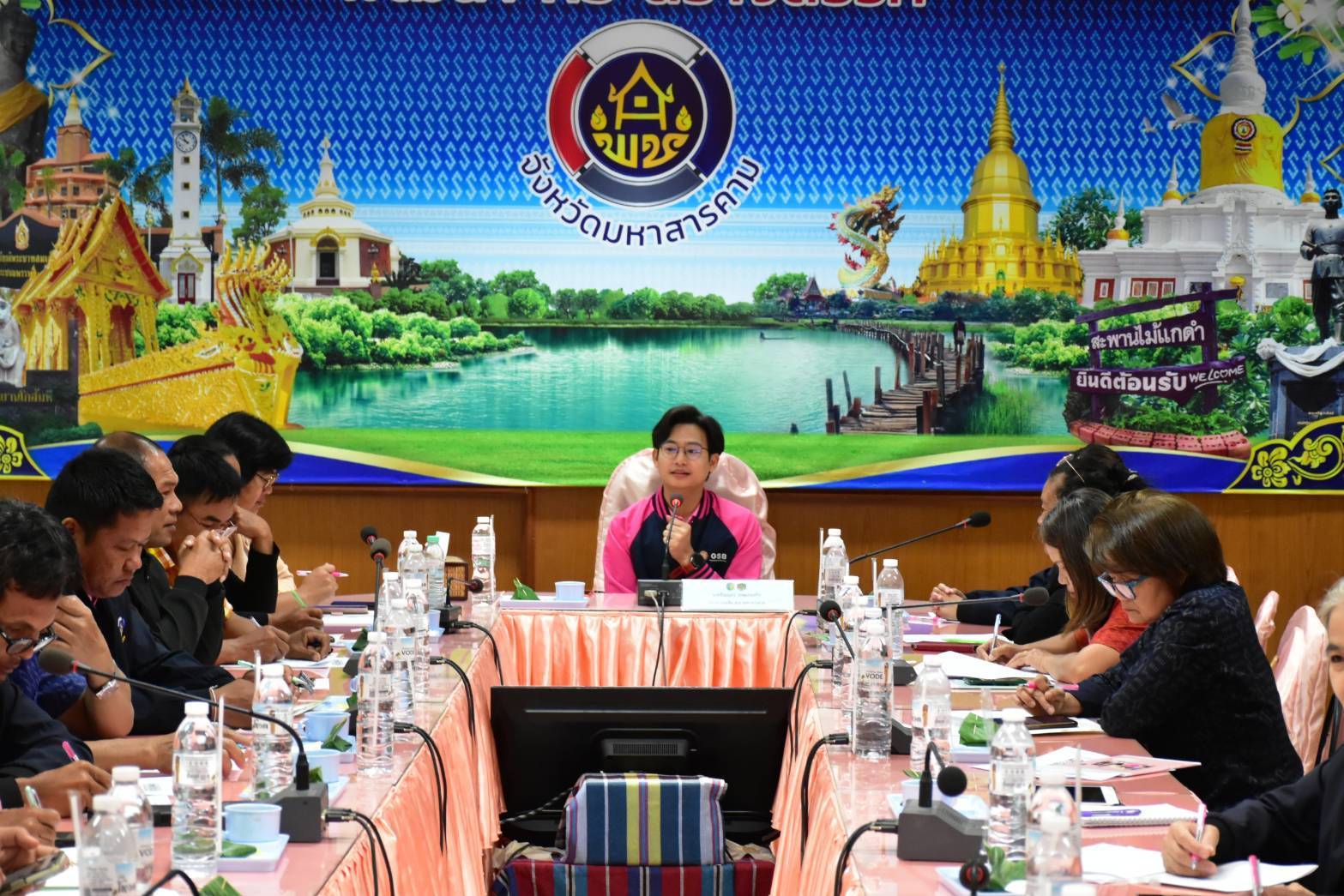 พช. มหาสารคาม : จัดโครงการประชุมเชิงปฏิบัติการเสริมศักยภาพการขับเคลื่อนการออมและพัฒนาทักษะทางการเงิน (Fnancial Literacy) ระดับจังหวัด