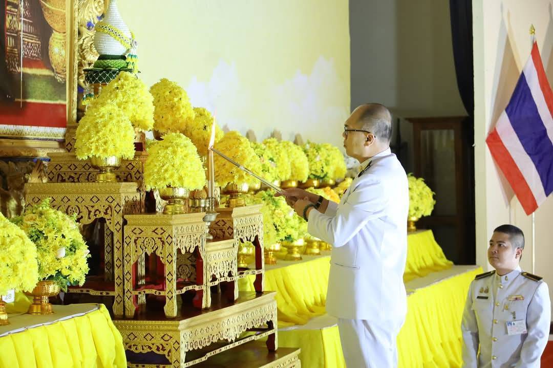 พช. มหาสารคาม : ร่วมพิธีถวายราชสักการะแด่พระบาทสมเด็จพระบรมชนกาธิเบศร มหาภูมิพลอดุลยเดชมหาราช บรมนาถบพิตร “เนื่องในวันมาตรฐานฝีมือแรงงานแห่งชาติ” ประจำปี 2568