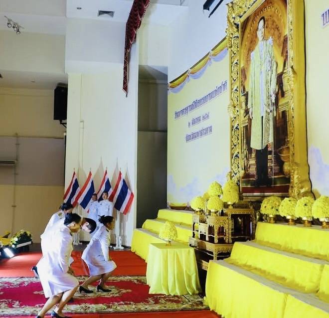 พช. มหาสารคาม : ร่วมพิธีถวายราชสักการะแด่พระบาทสมเด็จพระบรมชนกาธิเบศร มหาภูมิพลอดุลยเดชมหาราช บรมนาถบพิตร “เนื่องในวันมาตรฐานฝีมือแรงงานแห่งชาติ” ประจำปี 2568