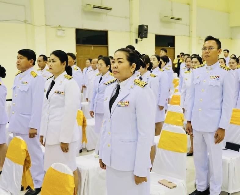 พช. มหาสารคาม : ร่วมพิธีถวายราชสักการะแด่พระบาทสมเด็จพระบรมชนกาธิเบศร มหาภูมิพลอดุลยเดชมหาราช บรมนาถบพิตร “เนื่องในวันมาตรฐานฝีมือแรงงานแห่งชาติ” ประจำปี 2568