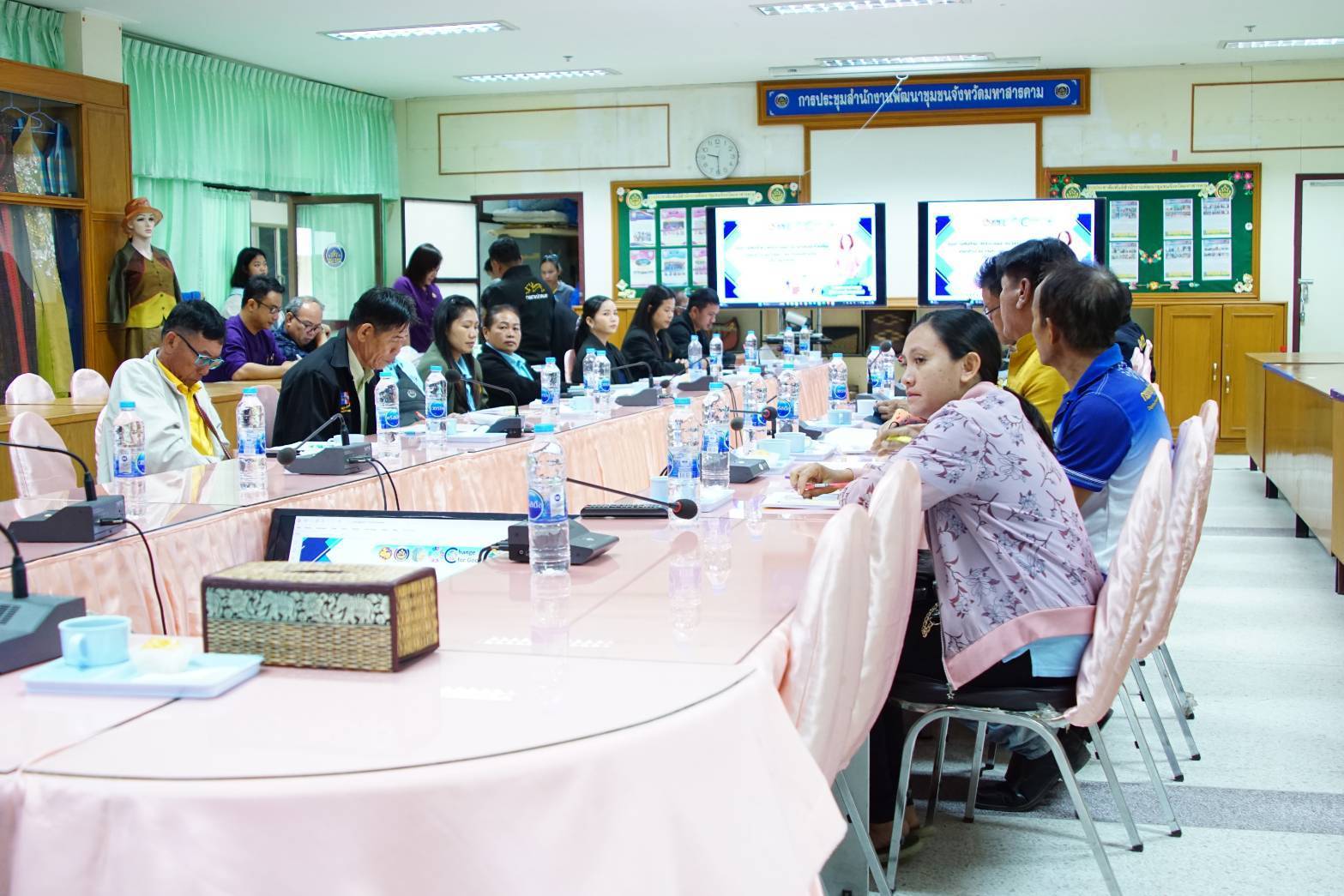 พช. มหาสารคาม : เพิ่มศักยภาพคณะกรรมการงานทุนชุมชนขับเคลื่อนเศรษฐกิจฐานราก และการเข้าถึงแหล่งทุนของประชาชนในชุมชน