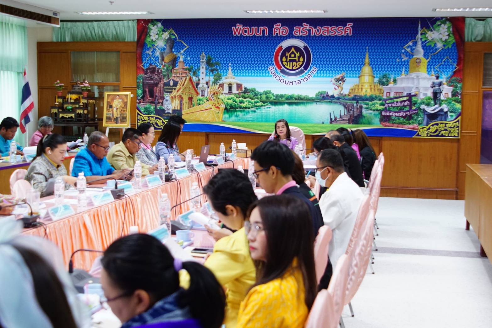 พช.มหาสารคาม : จัดประชุมคณะทำงานด้านการพัฒนาเศรษฐกิจฐานรากและประชารัฐ (E3) ภายใต้คณะทำงานขับเคลื่อนนโยบายสานพลังประชารัฐ จังหวัดมหาสารคาม ครั้งที่ 2/2568