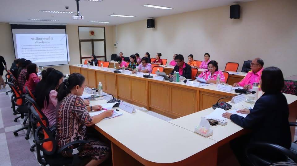 พช.มหาสารคาม : ร่วมประชุมคณะกรรมการส่งเสริมงานอาสาสมัครพัฒนาสังคมและความมั่นคงของมนุษย์จังหวัดมหาสารคาม (กอพม.) ครั้งที่ 1/2568