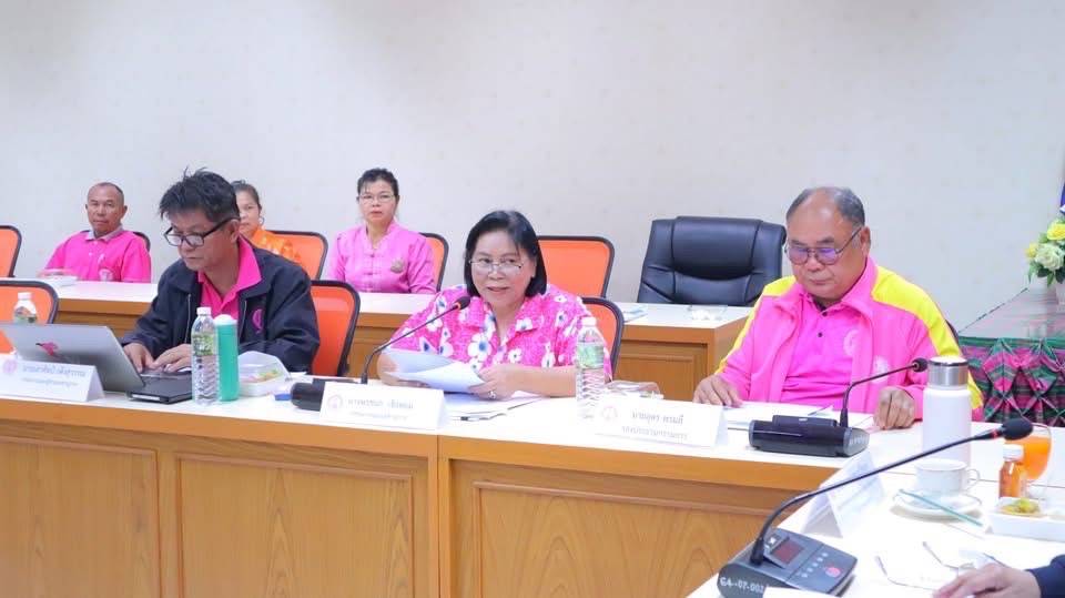 พช.มหาสารคาม : ร่วมประชุมคณะกรรมการส่งเสริมงานอาสาสมัครพัฒนาสังคมและความมั่นคงของมนุษย์จังหวัดมหาสารคาม (กอพม.) ครั้งที่ 1/2568