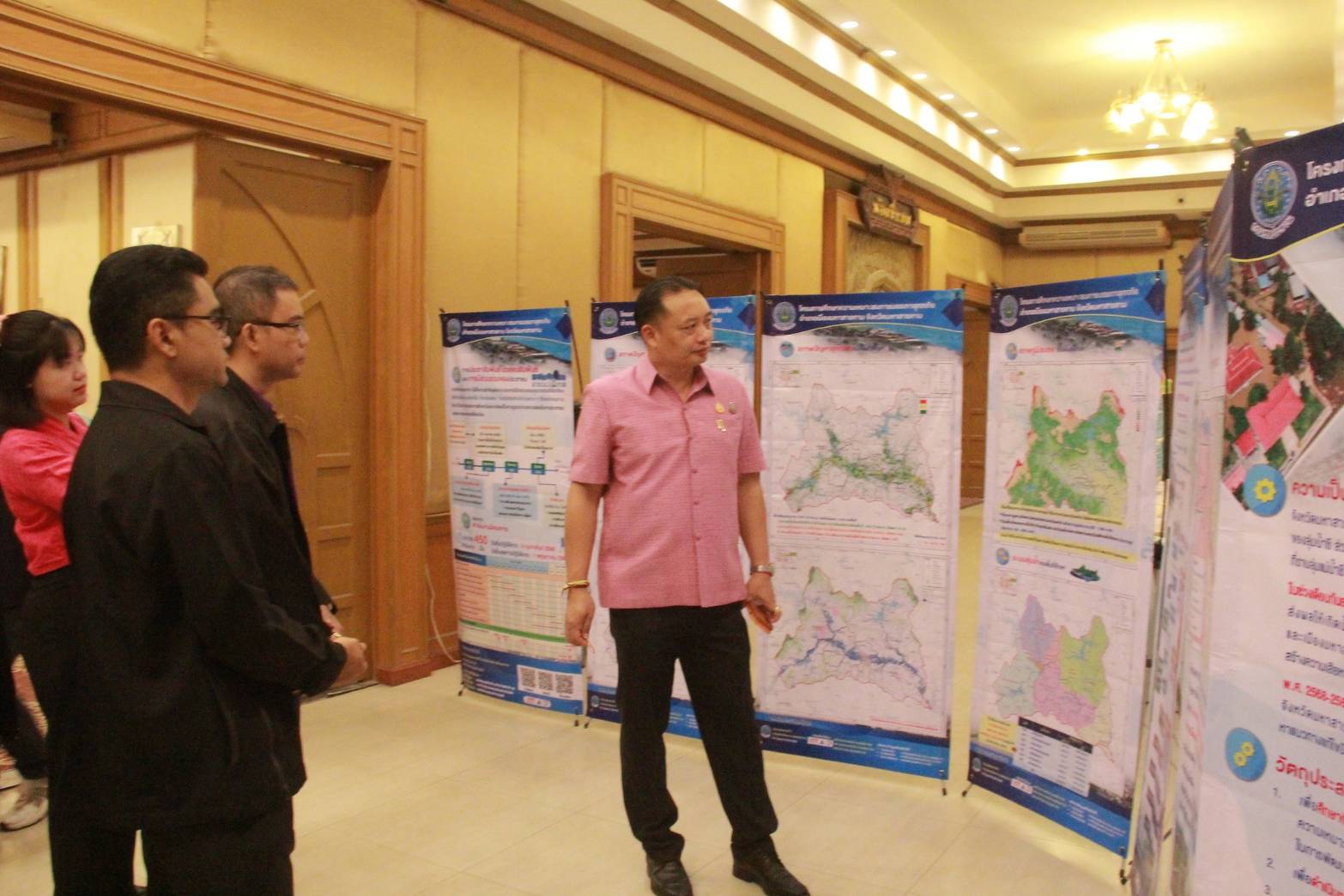 พช.มหาสารคาม : ร่วมประชุมปฐมนิเทศโครงการศึกษาความเหมาะสมการบรรเทาอุทกภัยอำเภอเมืองมหาสารคาม จังหวัดมหาสารคาม