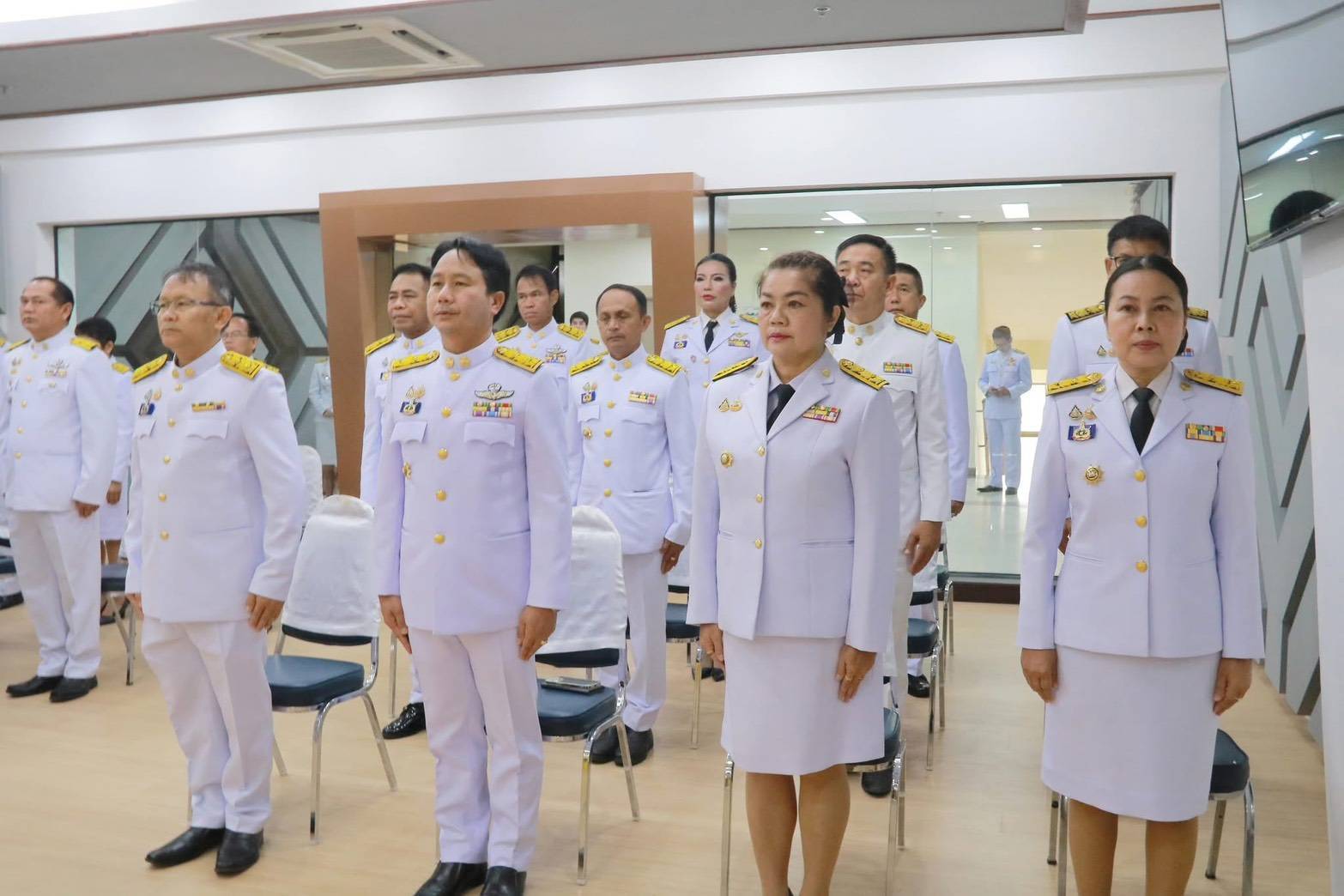 พช.มหาสารคาม : พัฒนาการจังหวัดมหาสารคามเข้าร่วมพิธีรับมอบเหรียญที่ระลึกพระราชทานฯ เนื่องในวันข้าราชการพลเรือน และวันคล้ายวันสถาปนากระทรวงมหาดไทย ครบรอบ 133 ปี