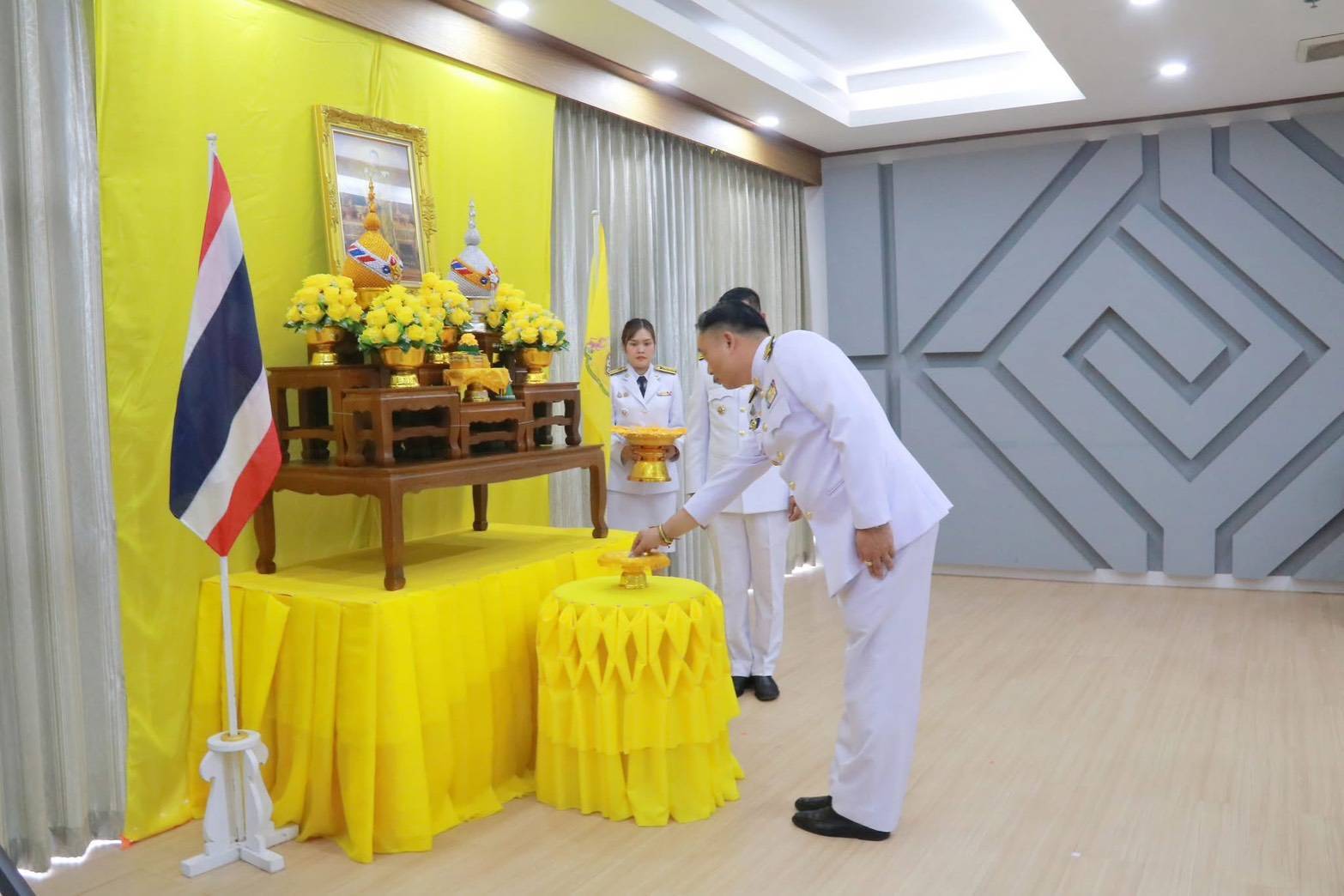 พช.มหาสารคาม : พัฒนาการจังหวัดมหาสารคามเข้าร่วมพิธีรับมอบเหรียญที่ระลึกพระราชทานฯ เนื่องในวันข้าราชการพลเรือน และวันคล้ายวันสถาปนากระทรวงมหาดไทย ครบรอบ 133 ปี