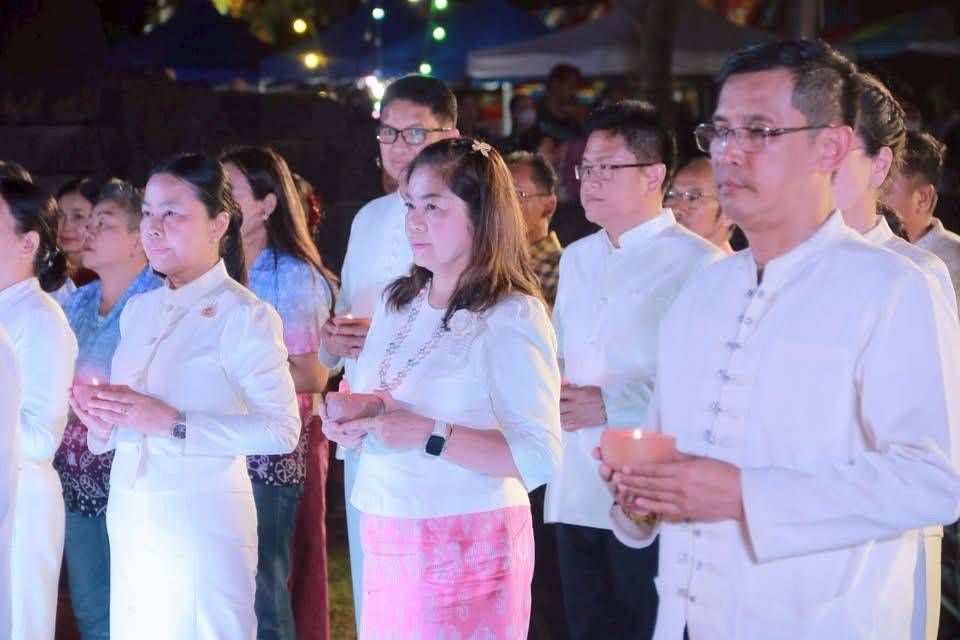 พช.มหาสารคาม ร่วมเปิดงานประเพณีนมัสการและสรงน้ำปรางกู่บ้านเขวา ประจำปี 2568