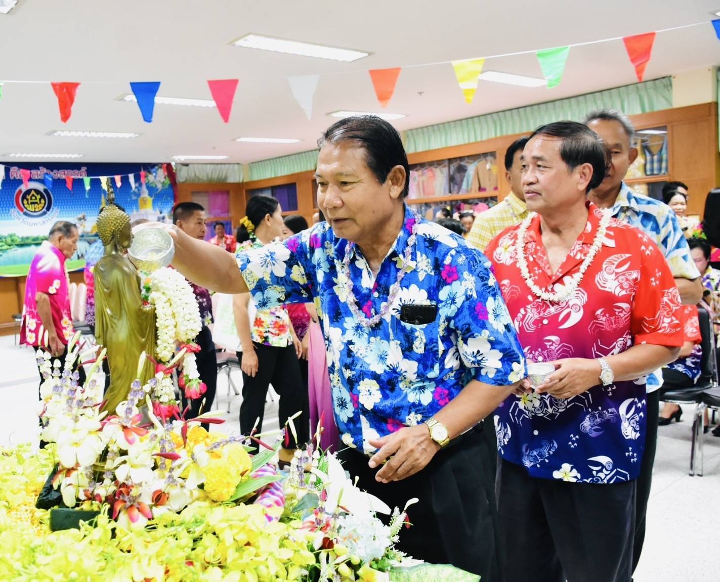 พช.มหาสารคาม : ร่วมสืบสานประเพณีที่ดีงามของไทย “ สืบสานสงกรานต์วิถีไทย ร่วมสานใจ ชาว พช.มค. ประจำปี 2568 ”
