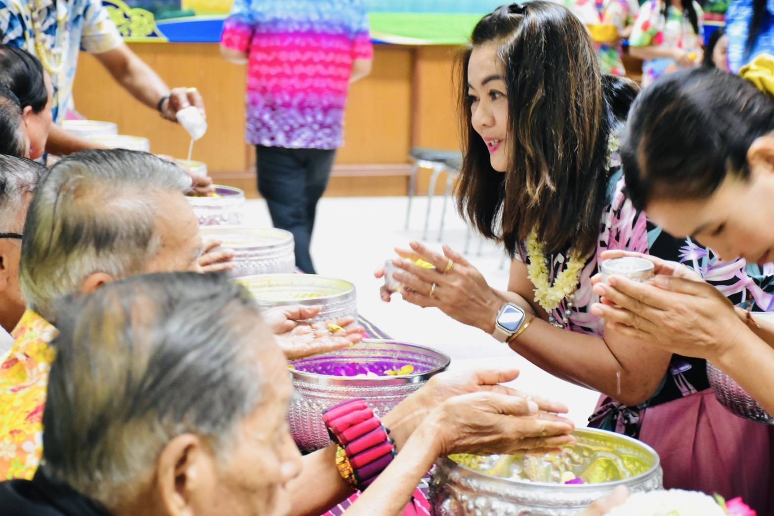พช.มหาสารคาม : ร่วมสืบสานประเพณีที่ดีงามของไทย “ สืบสานสงกรานต์วิถีไทย ร่วมสานใจ ชาว พช.มค. ประจำปี 2568 ”