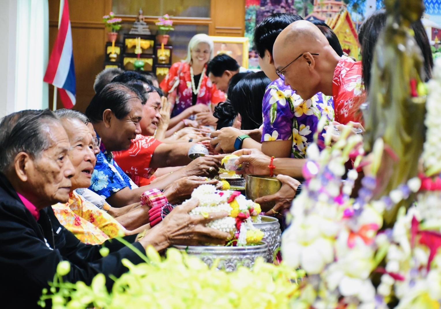 พช.มหาสารคาม : ร่วมสืบสานประเพณีที่ดีงามของไทย “ สืบสานสงกรานต์วิถีไทย ร่วมสานใจ ชาว พช.มค. ประจำปี 2568 ”