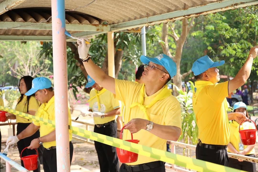พช.มหาสารคาม : ร่วมกิจกรรมจิตอาสาในโอกาสวันสำคัญของชาติไทยเนื่องในวันคล้ายวันพระราชสมภพ สมเด็จพระกนิษฐาธิราชเจ้า กรมสมเด็จพระเทพรัตนราชสุดาฯ สยามบรมราชกุมารี วันที่ 2 เมษายน 2568