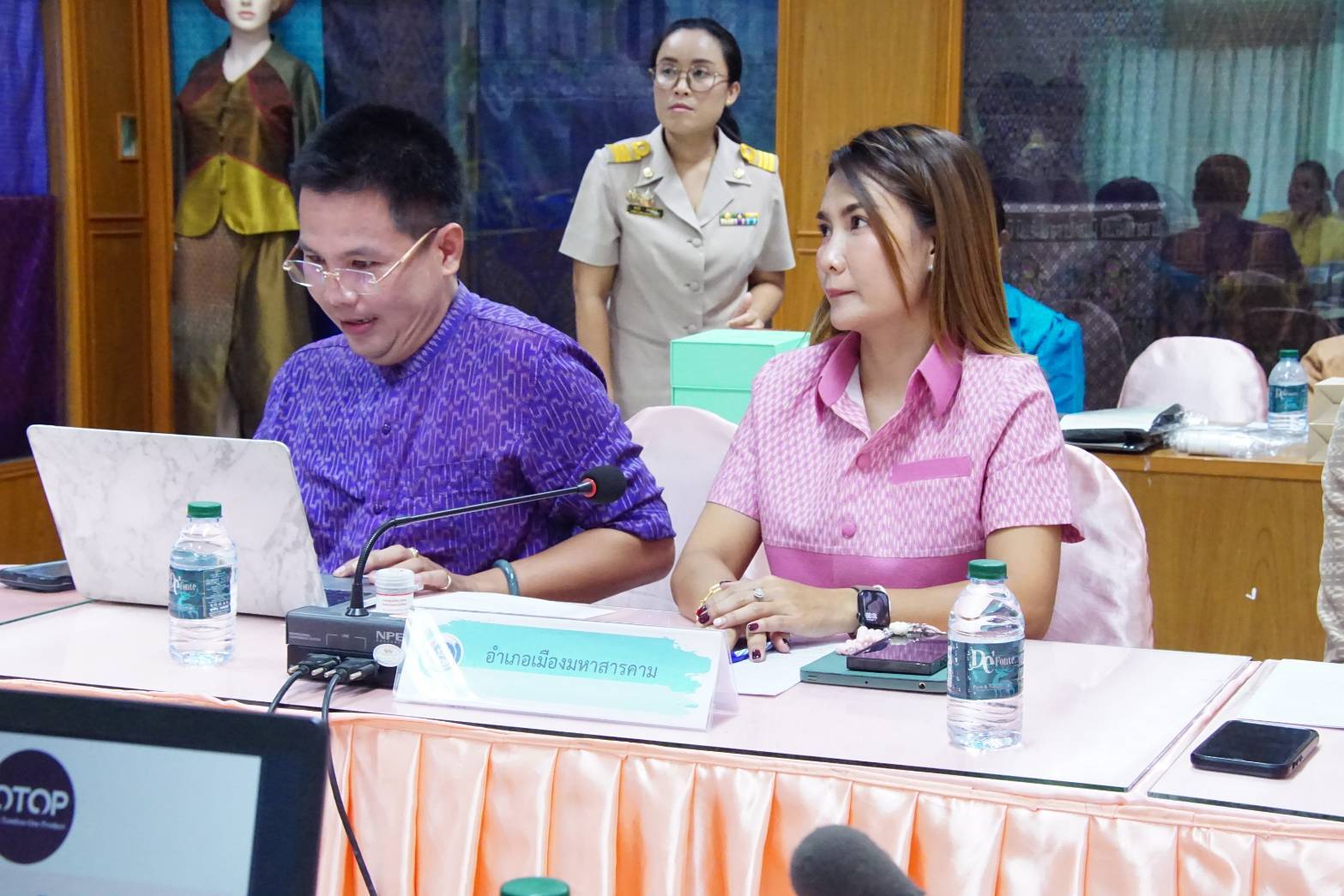 พช.มหาสารคาม : จัดประชุมเครือข่ายกลุ่มอาชีพ และผู้ผลิต ผู้ประกอบการหนึ่งตำบล หนึ่งผลิตภัณฑ์ จังหวัดมหาสารคาม