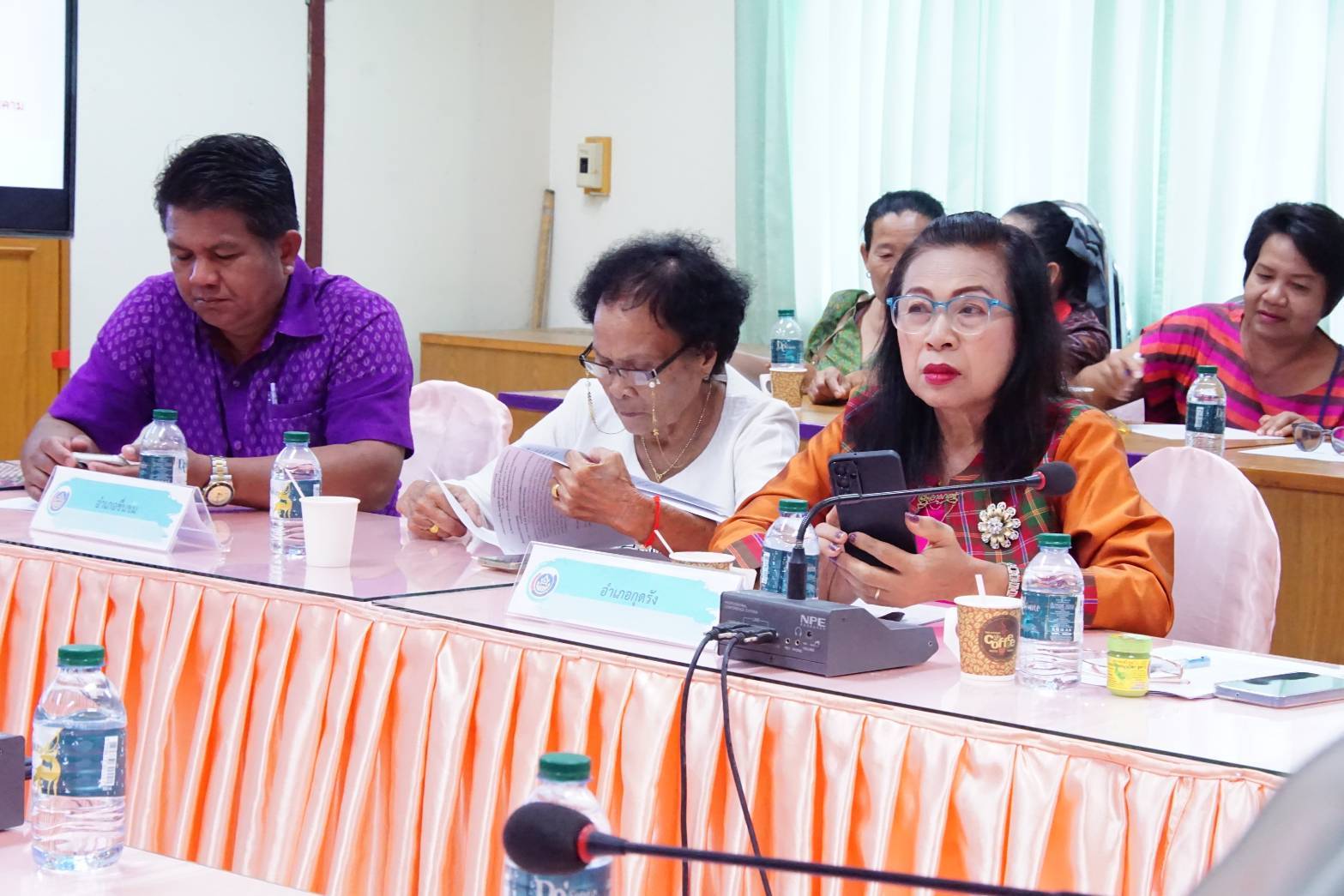 พช.มหาสารคาม : จัดประชุมเครือข่ายกลุ่มอาชีพ และผู้ผลิต ผู้ประกอบการหนึ่งตำบล หนึ่งผลิตภัณฑ์ จังหวัดมหาสารคาม