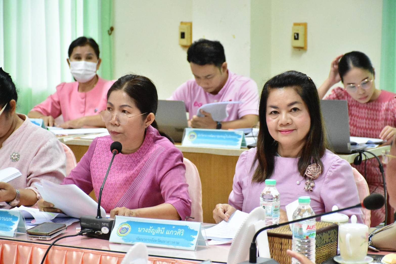 จังหวัดมหาสารคาม : ประชุมคณะทำงานบริหารการจัดเก็บข้อมูลความจำเป็นพื้นฐาน (จปฐ.) และข้อมูลพื้นฐานระดับหมู่บ้าน (กชช.2ค) ปี 2568 จังหวัดมหาสารคาม เพื่อรับรองคุณภาพข้อมูล จปฐ. ประจำปีงบประมาณ พ.ศ.2568 เพื่อยกระดับคุณภาพชีวิตของประชาชน