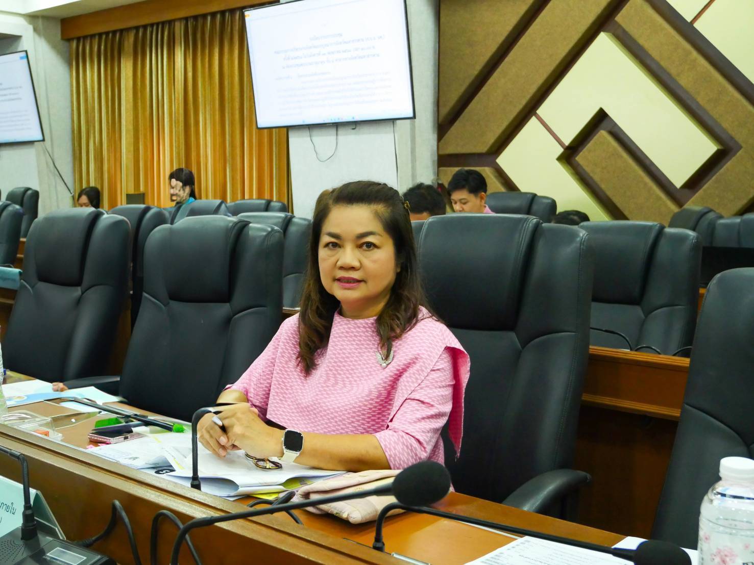 พช.มหาสารคาม : ร่วมประชุมคณะกรรมการบริหารงานจังหวัดมหาสารคามแบบบูรณาการจังหวัดมหาสารคาม (ก.บ.จ.มค.) ครั้งที่ 2/2568