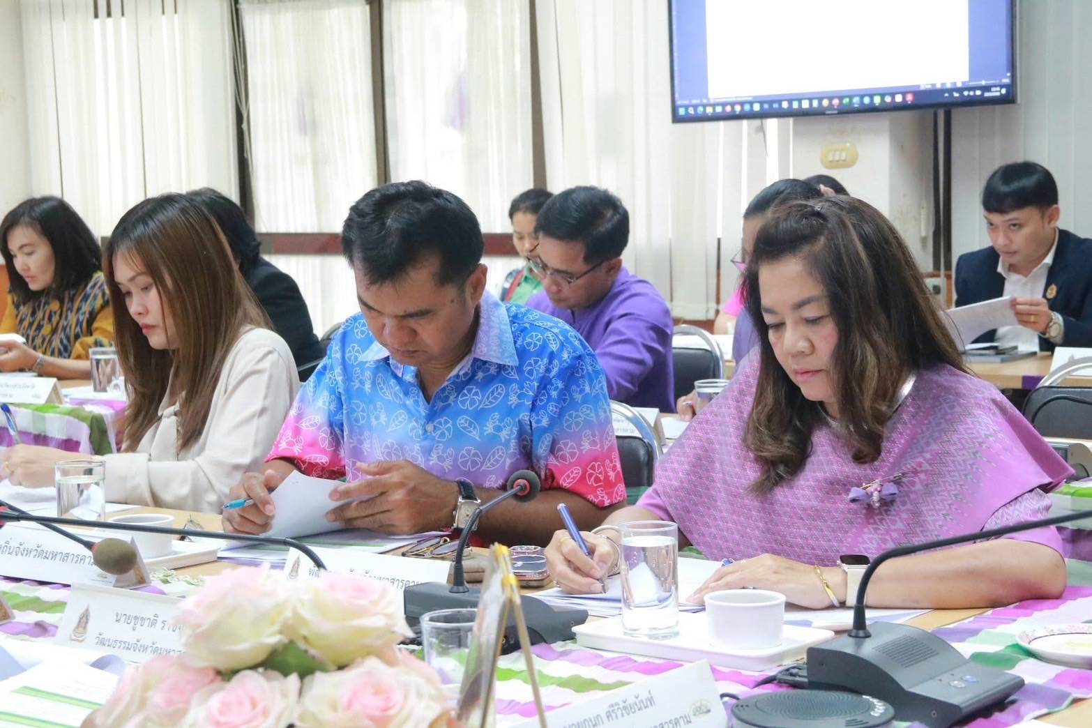 พช.มหาสารคาม : ประชุมคณะกรรมการขับเคลื่อนด้านการฟ้อนรำบวงสรวงและการแสดงมหรสพ การขับเคลื่อนงาน 160 ปี เมืองมหาสารคาม ประจำปีงบประมาณ พ.ศ. 2568