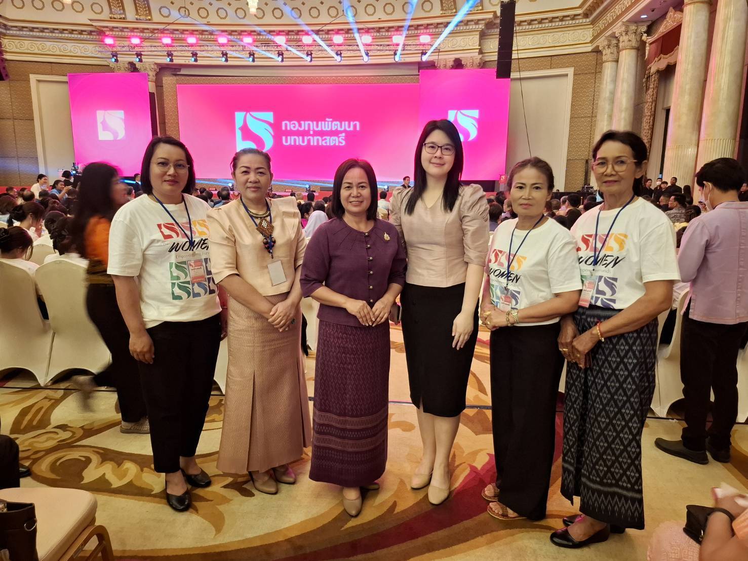 พช.มหาสารคาม : ร่วมพิธีเปิดโครงการ “พลังสตรีเพื่อการพัฒนา เสริมสร้างโอกาส สร้างอนาคต”