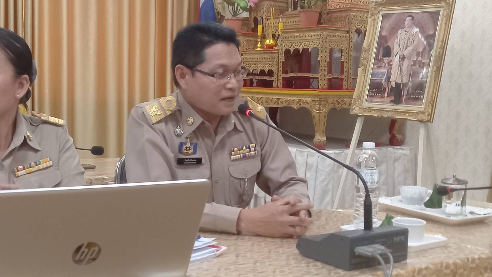พช.มหาสารคาม : รับการตรวจราชการ ผู้ตรวจราชการกรมการพัฒนาชุมชน (นางอรุณรัตน์ ชิงชนะ) ลงพื้นที่ อำเภอวาปีปทุม จังหวัดมหาสารคาม ติดตามผลการปฏิบัติราชการตามนโยบายของรัฐบาล ภารกิจกระทรวงมหาดไทย และกรมการพัฒนาชุมชน ประจำเดือนมิถุนายน 2568