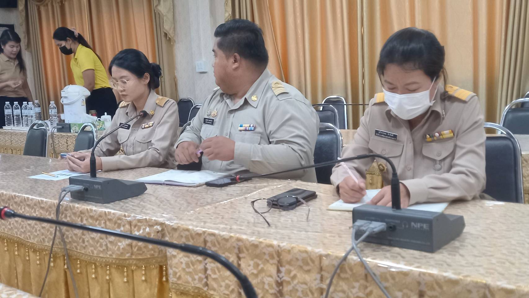 พช.มหาสารคาม : รับการตรวจราชการ ผู้ตรวจราชการกรมการพัฒนาชุมชน (นางอรุณรัตน์ ชิงชนะ) ลงพื้นที่ อำเภอวาปีปทุม จังหวัดมหาสารคาม ติดตามผลการปฏิบัติราชการตามนโยบายของรัฐบาล ภารกิจกระทรวงมหาดไทย และกรมการพัฒนาชุมชน ประจำเดือนมิถุนายน 2568
