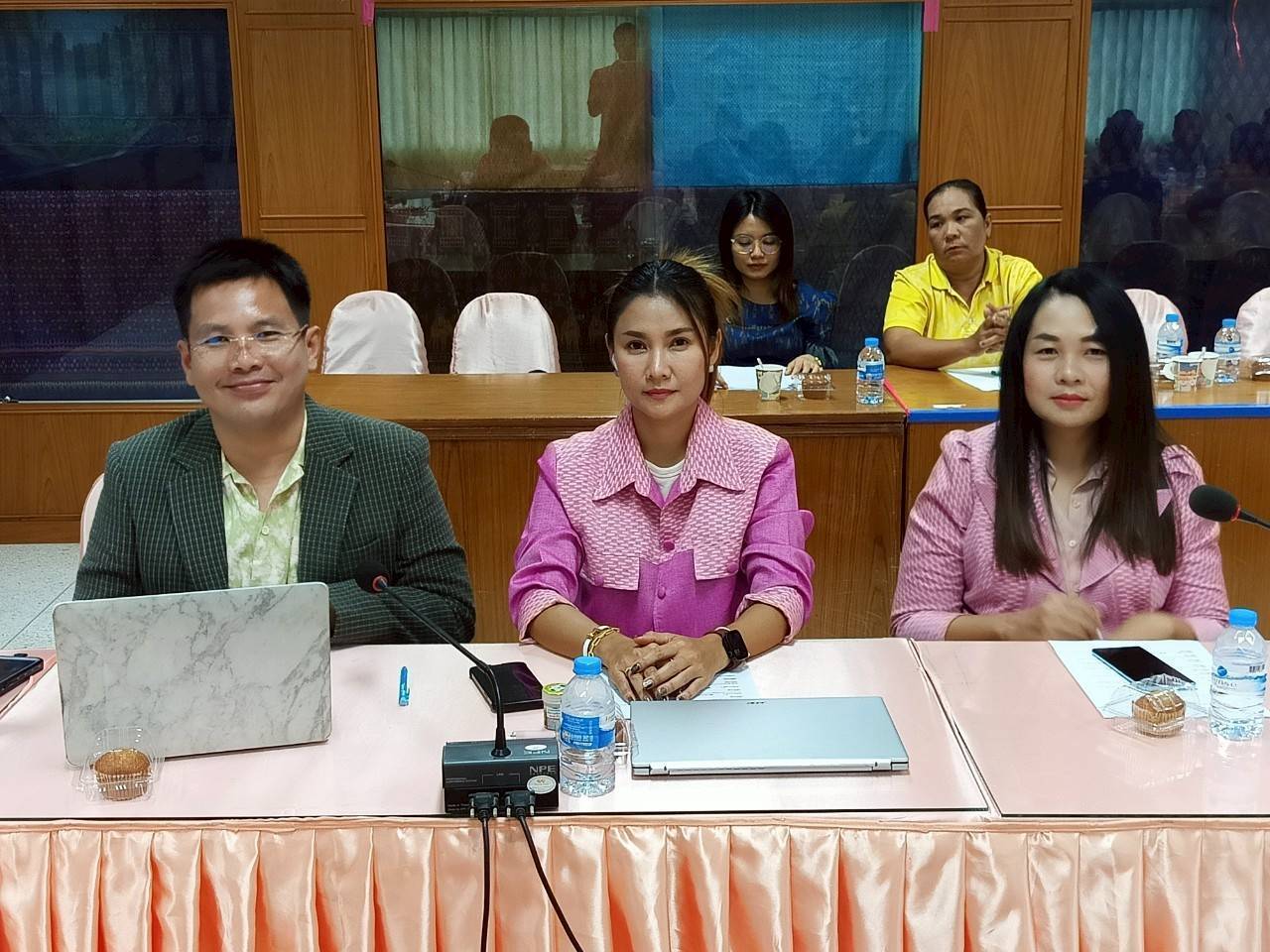 พช.มหาสารคาม : ประชุมคณะกรรมการเครือข่ายกลุ่มอาชีพ และผู้ผลิต ผู้ประกอบการ OTOP