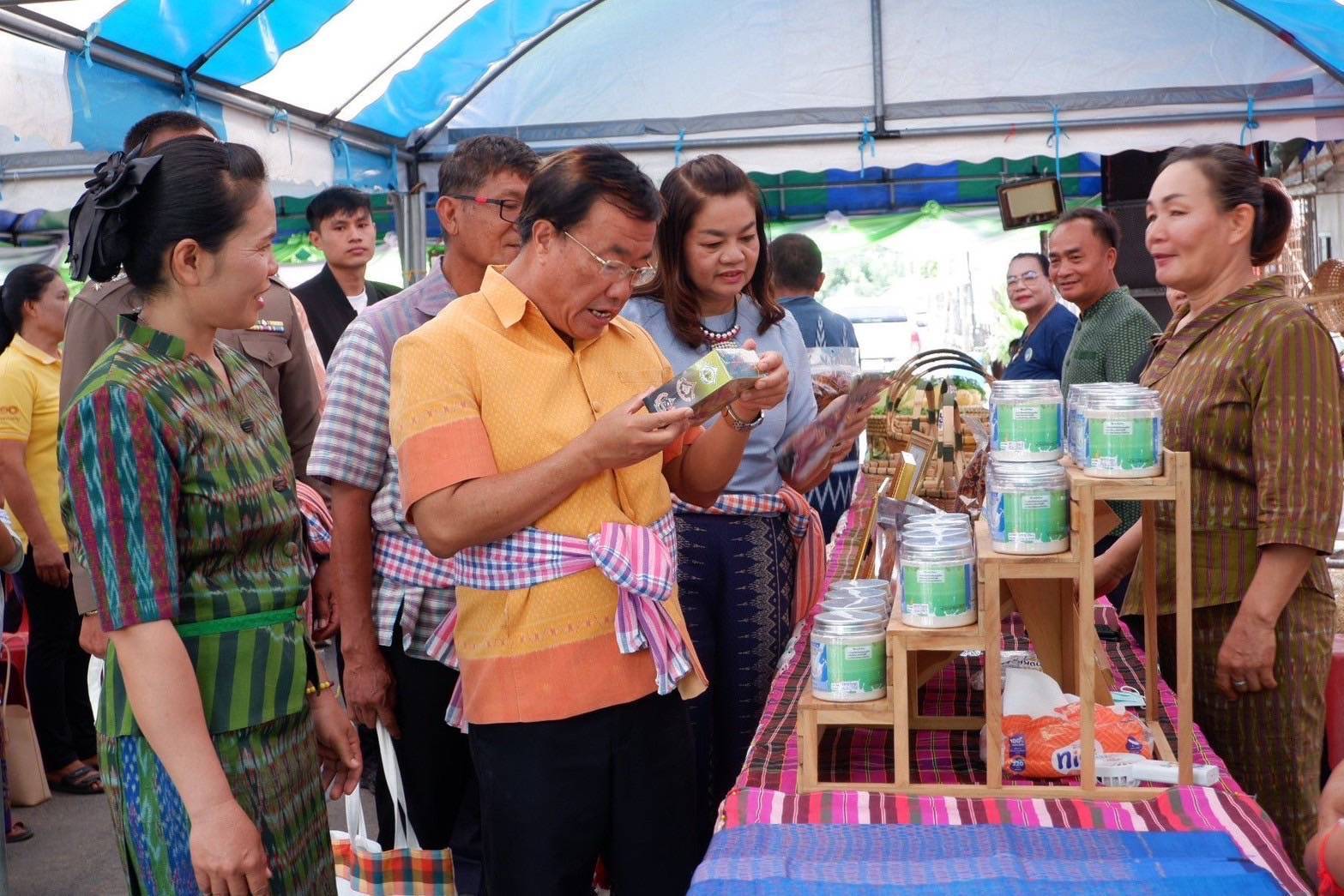 พช.มหาสารคาม : ลุยคัดสรรหมู่บ้านเศรษฐกิจพอเพียง ดีเด่นระดับจังหวัด ในการคัดสรรกิจกรรมพัฒนาชุมชนดีเด่น ประจำปี 2568 บ้านหนองคูณทอง หมู่ที่ 20 ตำบลนาโพธิ์ อำเภอกุดรัง