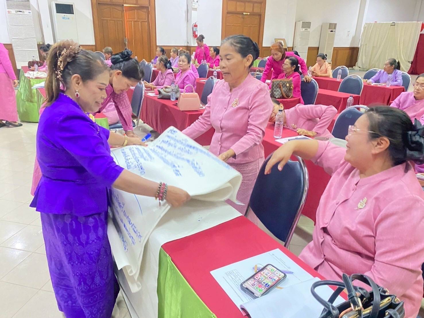 พช.มหาสารคาม : เพิ่มเพิ่มประสิทธิภาพการปฏิบัติงานกองทุนพัฒนาบทบาทสตรี แก่กลไกการขับเคลื่อนกองทุนพัฒนาบทบาทสตรี ระดับจังหวัด