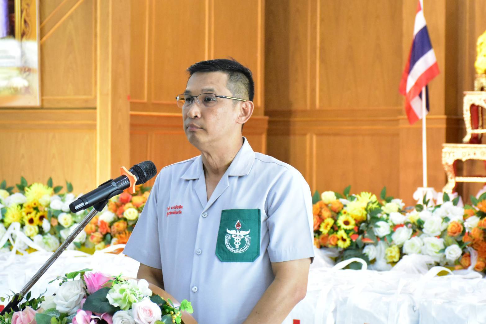 พช.มหาสารคาม : ร่วมกิจกรรมโครงการปกป้องและเชิดชูสถาบันพระมหากษัตริย์ และหน่วยบำบัดทุกข์ บำรุงสุข สร้างรอยยิ้มให้ประชาชน (จังหวัดเคลื่อนที่) อำเภอโกสุมพิสัย