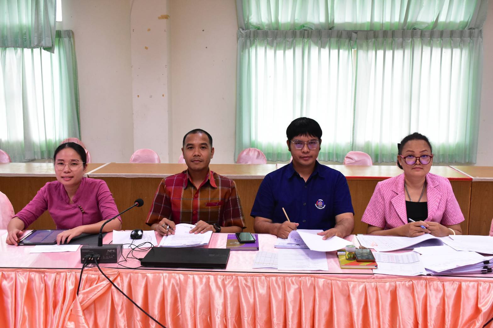 พช.มหาสารคาม : ประชุมแผนการขับเคลื่อนงานสำนักงานพัฒนาชุมชนจังหวัดมหาสารคาม ครั้งที่ 5/2568