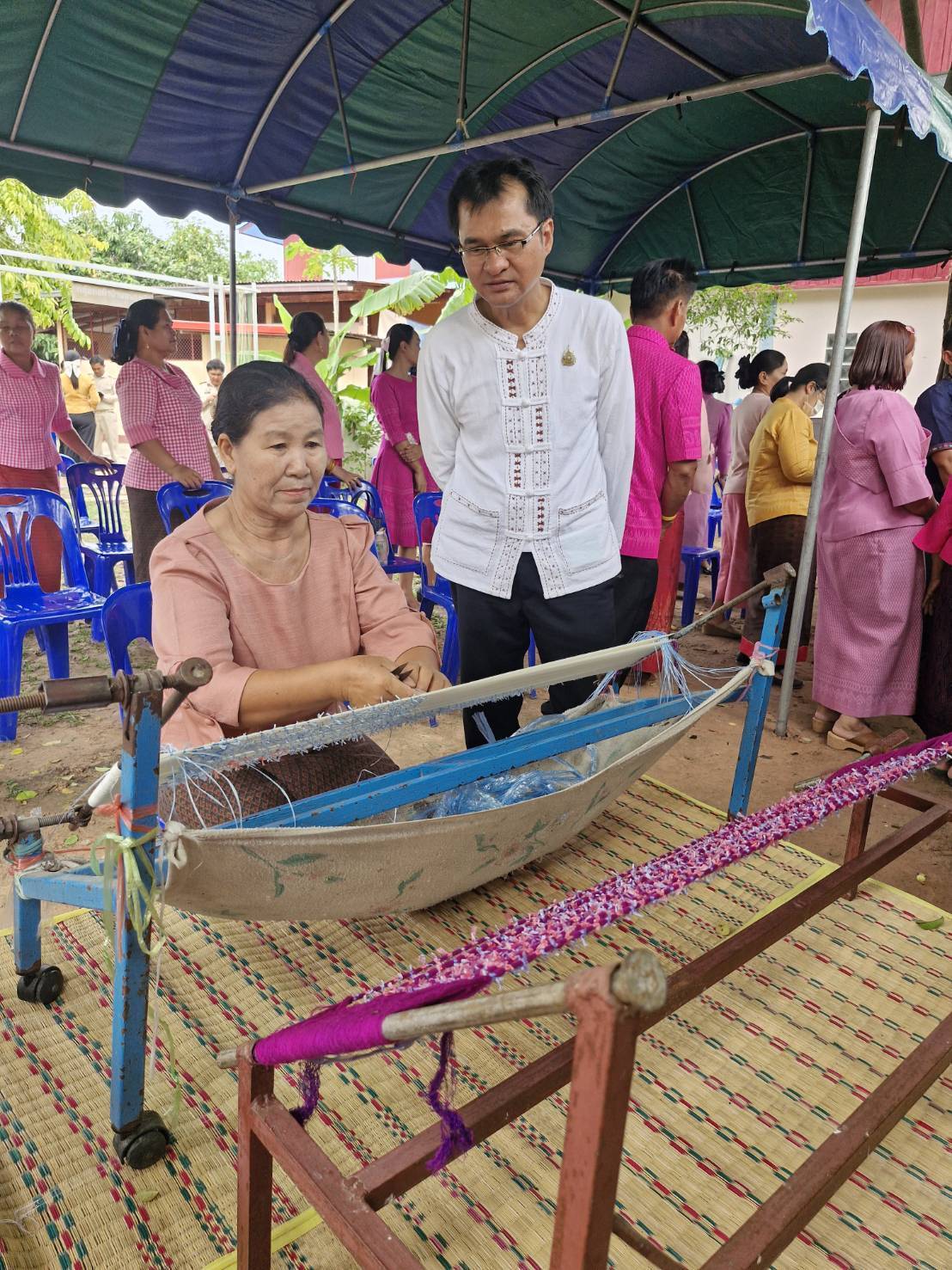 พช.มหาสารคาม : ตรวจเยี่ยมตำบลเข้มแข็งตามหลักปรัชญาเศรษฐกิจพอเพียง ในการคัดสรรกิจกรรมพัฒนาชุมชนดีเด่น ประจำปี 2568
