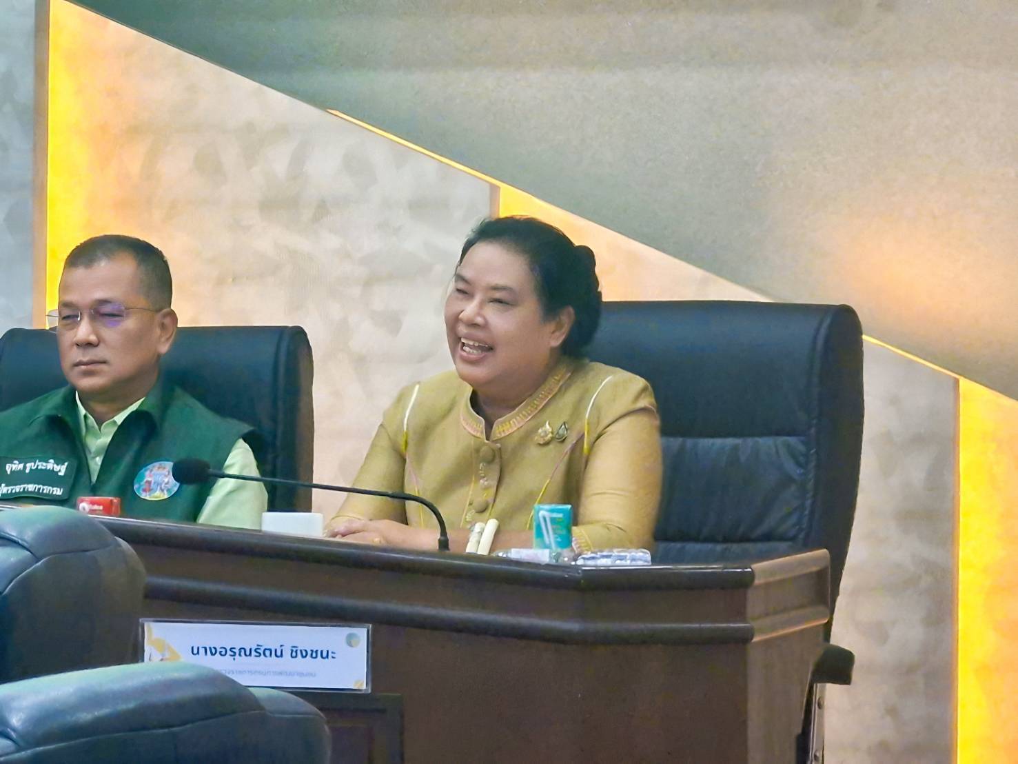 พช.มหาสารคาม : รับการตรวจราชการ ผู้ตรวจราชการกระทรวงมหาดไทย ประจำเดือนพฤษภาคม 2568