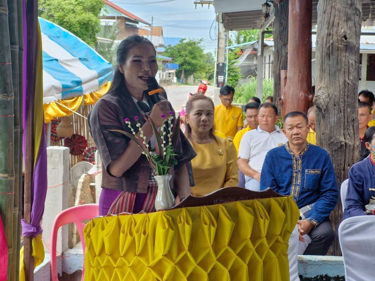 พช.มหาสารคาม : ลุยคัดสรรหมู่บ้านเศรษฐกิจพอเพียง ดีเด่นระดับจังหวัด ในการคัดสรรกิจกรรมพัฒนาชุมชนดีเด่น ประจำปี 2568 บ้านหนองคูณทอง หมู่ที่ 20 ตำบลนาโพธิ์ อำเภอกุดรัง