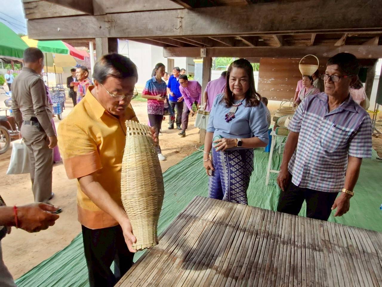 พช.มหาสารคาม : ลุยคัดสรร “หมู่บ้านเศรษฐกิจพอเพียง “อยู่เย็น เป็นสุข” ดีเด่น ระดับจังหวัด” ในการคัดสรรกิจกรรมพัฒนาชุมชนดีเด่น ประจำปี 2568 บ้านนาฝาย หมู่ที่ 5 ตำบลกุดปลาดุก อำเภอชื่นชม